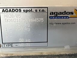 AGADOS PKW Anhänger 750KG 1. Hand / TOP- Zustand