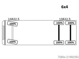 MERCEDES-BENZ ACTROS 2636 *HIAB 211 E-6 HIDUO/FUNK * 6x4