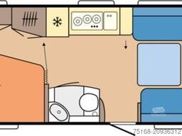 HOBBY Prestige 650 KFU Abverkauf / 2200 kg Achse