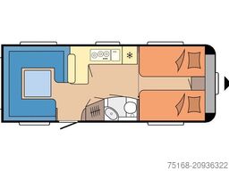 HOBBY Prestige 620 CL Modell 2025 / 2200 Kg Achse