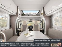 ETRUSCO T 7400 QBC Mod 2025, TV, Hubbett, Markise