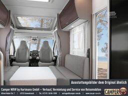 ETRUSCO T 7400 QBC Mod 2025, TV, Hubbett, Markise