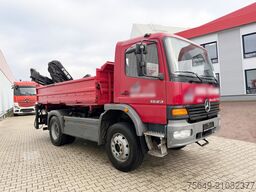 Mercedes-Benz Atego 1523 AK 4x4 Atego 1523 AK 4x4, Heckkran Hiab 085-3, absattelbar