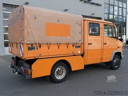 mercedes-benz MB Vario 614D Kipper Pritsche Plane/Spriegel mit