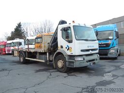 RENAULT 270dci Lander Plateau + Kran Hiab 140