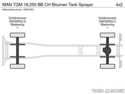 MAN TGM 18.250 BB CH Bitumen Tank Sprayer