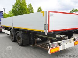Krone construction trailer / Flatbed 18 pallet