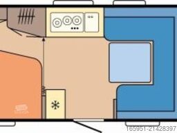 Hobby Excellent 540 WFU 2000kg TV-Halter, Dusche