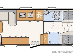 DETHLEFFS Dethleffs XL Alkoven A 7822-2 Model 2027