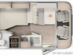 CARADO T 135 pro+ / Hubbett / TV Paket