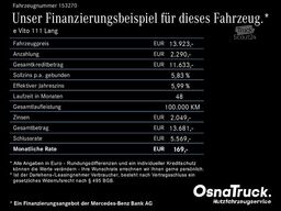 MERCEDES-BENZ e Vito 111 Lang Navi, Klima, Kamera, Hecktüren