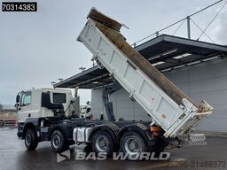 DAF CF 510 8X4 12m3 Meiller 2-way tipper Steel susp...