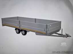 Eduard Volumen 606x220x70cm hohe Aluwände 3500kg Tandem verfügbar Neu
