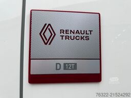 Renault D 12 LOW P4X2  210E6 / GESLOTEN BAK MET LAADKLE...