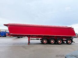 Kel-Berg 4 achse Tipper / 4 axle Alukastenmulde Kipper 41m3