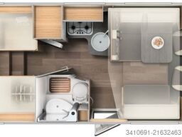 SUNLIGHT T 67 Clesana SAT TV Luft 18 Lithium Solar