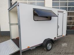 ANHÄNGERWIRTZ Heckrampe Fenster Seitentür 360x180cm