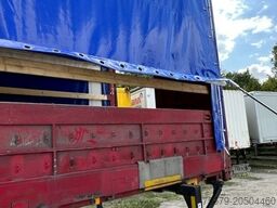 Krone BDF-System, 7.450 mm lang, neue ROLLFIXPLANE in RAL 5002 Ultramarinblau,