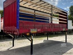 Krone BDF-System, 7.450 mm lang, neue ROLLFIXPLANE in RAL 5002 Ultramarinblau,