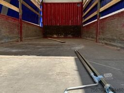 Krone BDF-System, 7.450 mm lang, neue ROLLFIXPLANE in RAL 5002 Ultramarinblau,