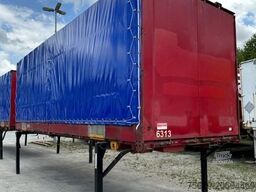 Krone BDF-System, 7.450 mm lang, neue ROLLFIXPLANE in RAL 5002 Ultramarinblau,