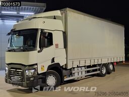 Renault T 480 6X2 Curtainsides Lift + steering axle Aut...