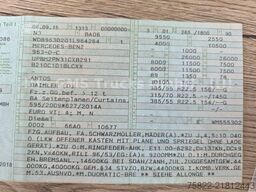 MERCEDES-BENZ Antos 2536 / Schiebe Plane / NUR 200 KM