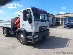 MAN LE 15.250 Kipper Kran