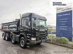 Camion ribaltabile trilaterale Scania G460 - 8x4 - MEILLER DSK BORDMATIK - NEW TIRES