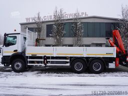 Mercedes-Benz Arocs 2633 flatbed truck / Crane FASSI