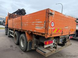 Scania P420 8X4 PRITSCHE + (25m) KRAN HIAB 422 E-5 HIP...