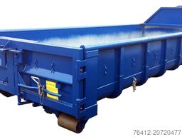 A1 Container Normbehälter 10 m³ Doppelflügeltür - RAL 5010 Enzianblau - Abrollcontainer