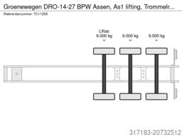 Groenewegen DRO-14-27 BPW Assen, As1 lifting, Trommelremmen