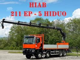 RENAULT K 430 * HIAB 211 EP - 5 HIDUO+ FUNK * 8x4