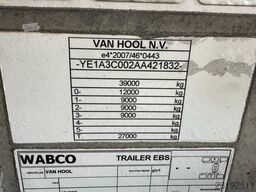 Van Hool 3-ASSIGE OPLEGGER 20FT/30FT ADR CHASSIS / galva...