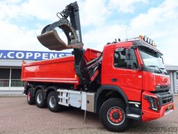 Volvo FMX 420 Kipper+Kraan H.M.F. 1943Z2 Rotor+Grijper