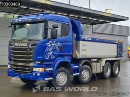 Scania R580 R 8X4 14m3 tipper steelsuspension Big-axle...