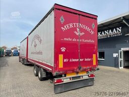 Rimorchio aperto con telone ACKERMANN-FRUEHAUF Z-PA 11.9/7.4E  Tandem Anhänger TÜV NEU