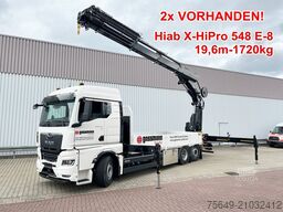MAN TGX 26.510 6x2-4 LL CH TGX 26.510 6x2-4 LL, Kran Hiab X-HiPro 548 E-8, Lenk-/Liftachse, TwistLock 20Fuß, Funk, Retarder