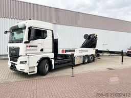 MAN TGX 26.510 6x2-4 LL CH TGX 26.510 6x2-4 LL, Kran Hiab X-HiPro 548 E-8, Lenk-/Liftachse, TwistLock 20Fuß, Funk, Retarder