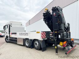 MAN TGX 26.510 6x2-4 LL CH TGX 26.510 6x2-4 LL, Kran Hiab X-HiPro 548 E-8, Lenk-/Liftachse, TwistLock 20Fuß, Funk, Retarder