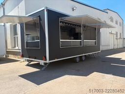 Imbissanhänger, Foodtruck,  6 m, SOFORT VERFÜGBAR!