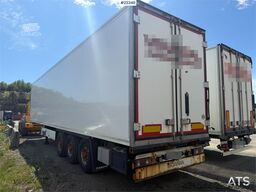 Krone cool liner 3-axle semi box trailer with 2 temperat