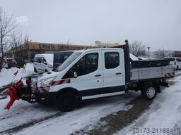 FORD Transit DoKa 350L2 4x4 Winterdienst Streuer Schi