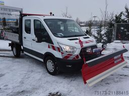 FORD Transit DoKa 350L2 4x4 Winterdienst Streuer Schi