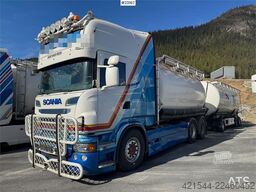 Scania R730 6x2 Tank Truck with Tank Trailer – Rear Tippi