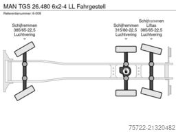 MAN TGS 26.480 6x2-4 LL Fahrgestell