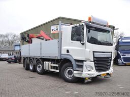 DAF CF 460 8X2 2016 PALFINGER / ALU BORDEN / MANUAL