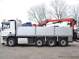 DAF CF 460 8X2 2016 PALFINGER / ALU BORDEN / MANUAL