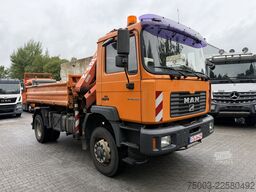 MAN ME 18.250 4X4 Kipper mit Kran Atlas 105.2